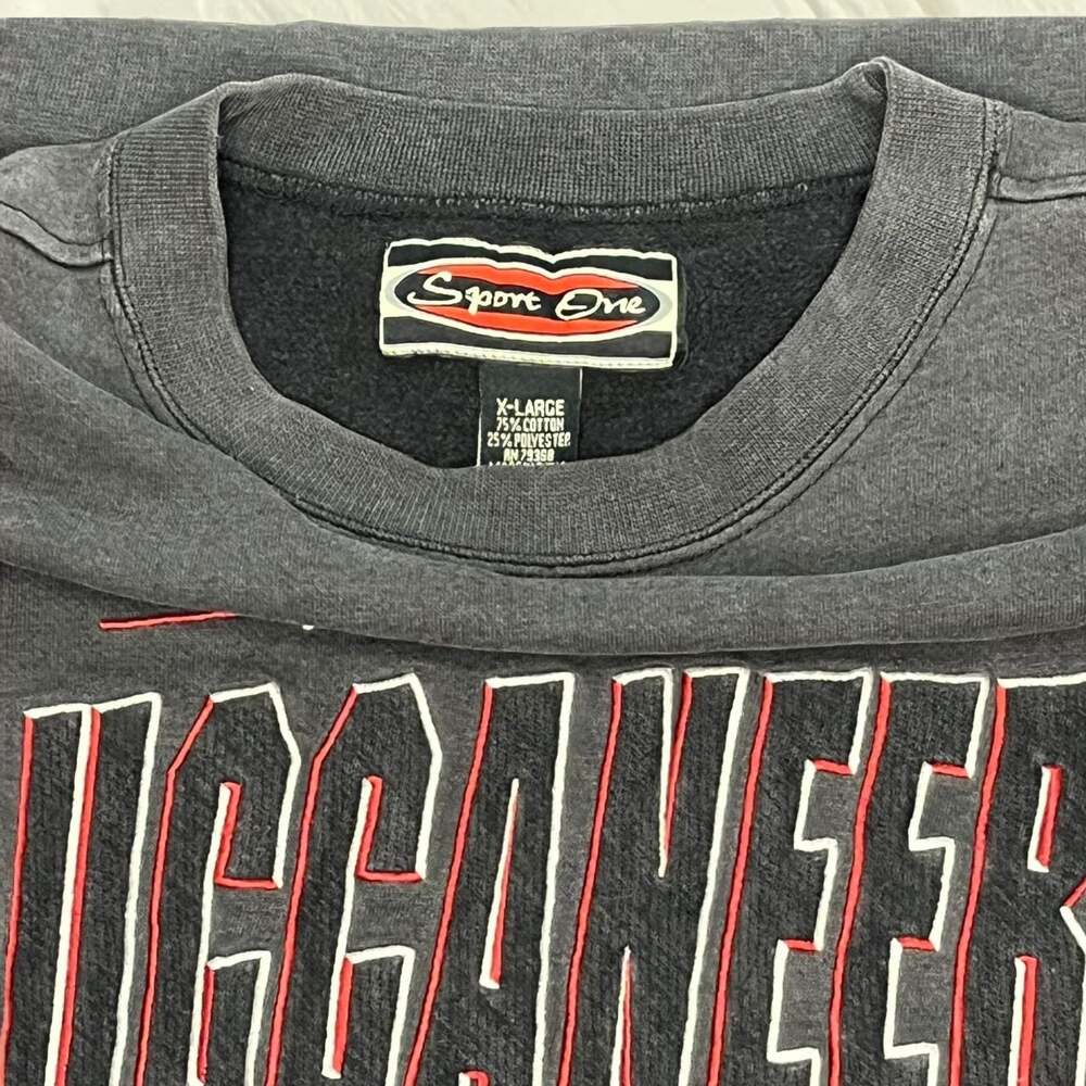 Washed Black Vintage Tampa Bay Buccaneers Crewneck XL